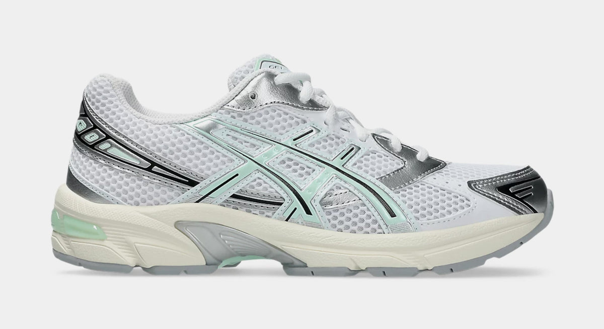 Exclusive Gel 1130 Womens Running Shoes (White/Mint Tint) — 5 — Front View