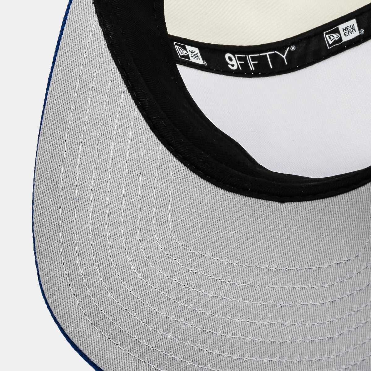 Exclusive Shoe Palace Exclusive Los Angeles Dodgers 2T Upside Down 950AF Snapback Mens Hat (Blue/Beige) — OS — Top View
