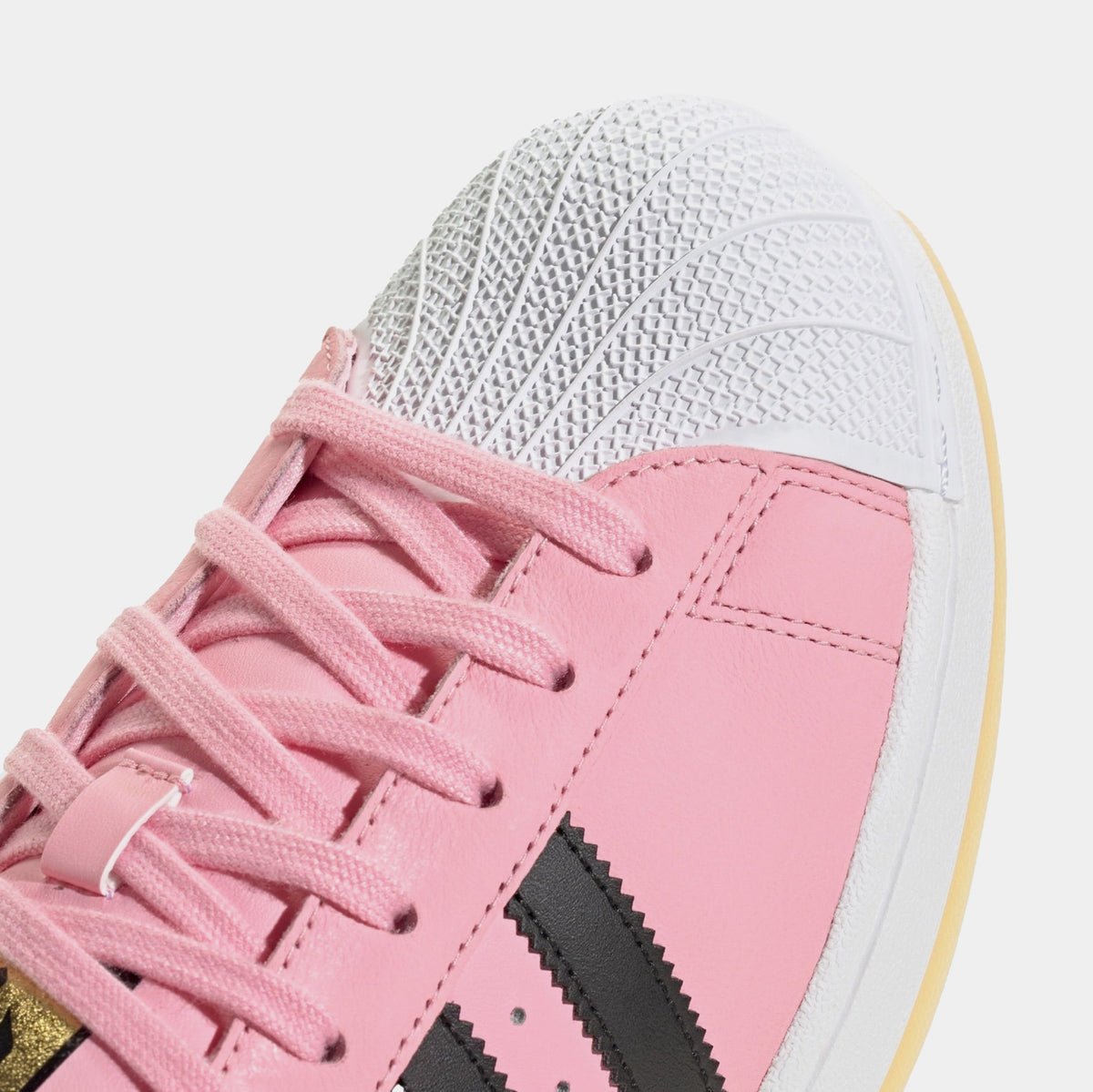 Exclusive Superstar Messi Mens Lifestyle Shoes (Pink/Black) — 4 — Back View