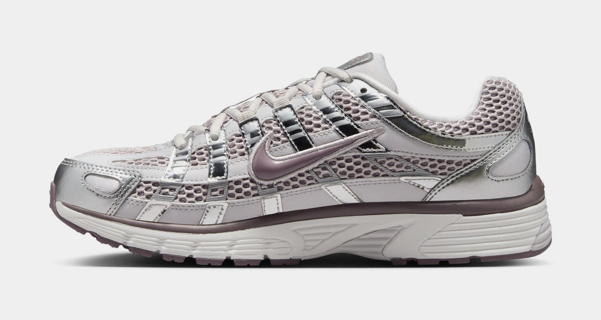 Exclusive P 6000 Womens Running Shoes (Platinum Violet/Vast Grey/Summit White/Taupe Grey) — 6 — Back View