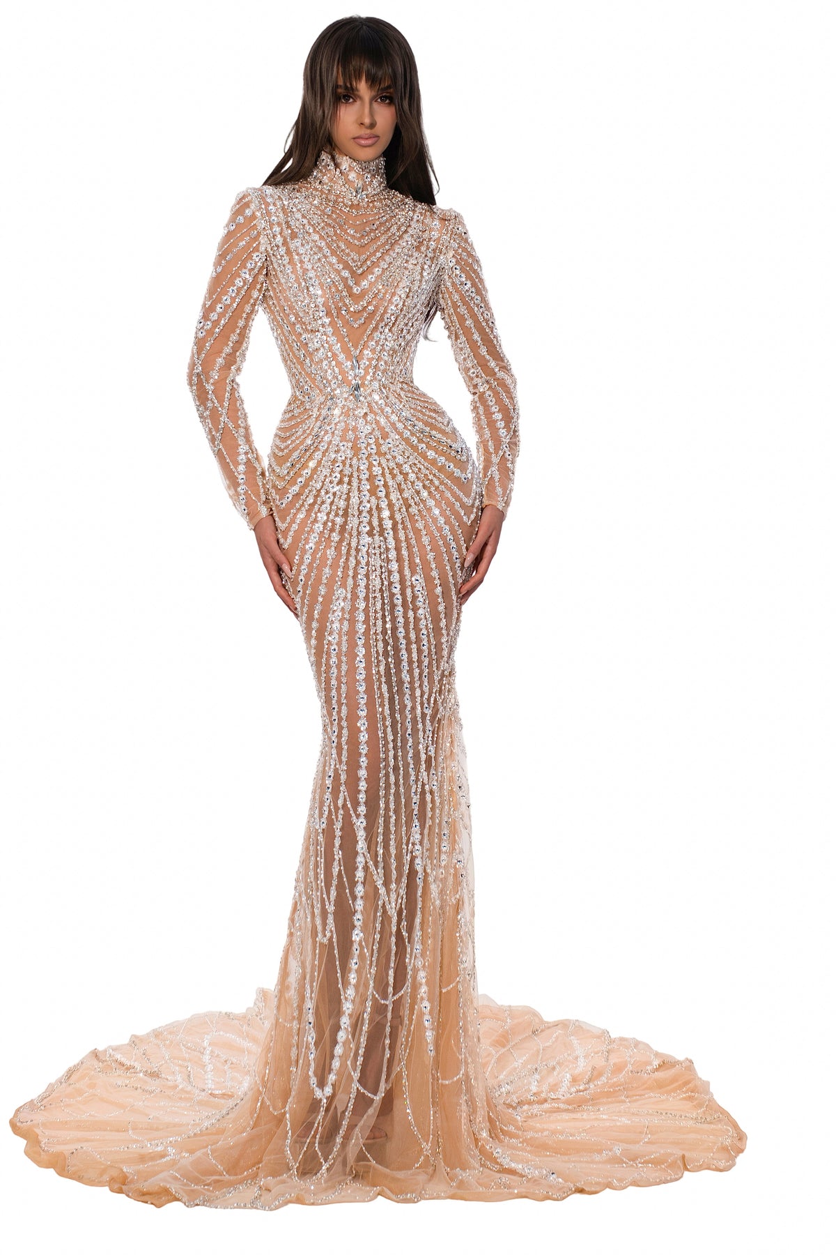Exclusive Luminary Glamour Gown — XXS — Side View