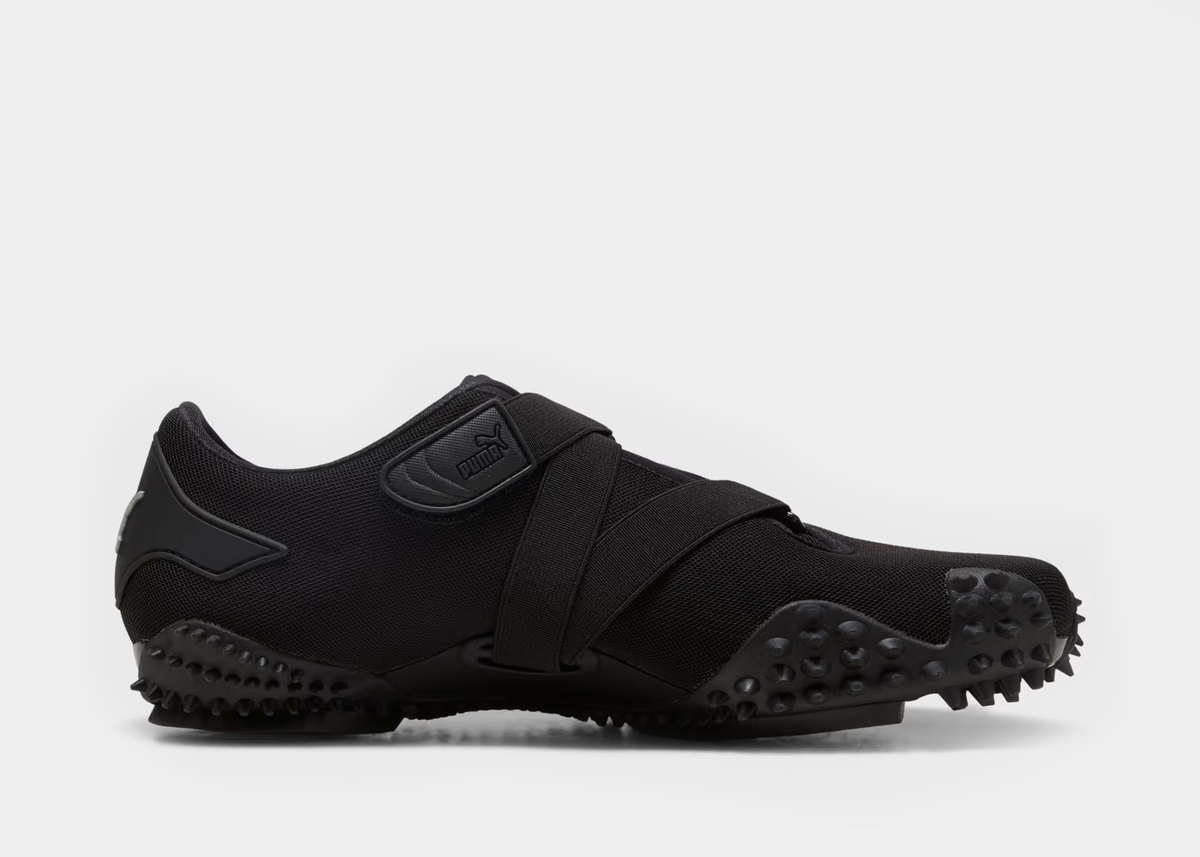 Exclusive Mostro Womens Lifestyle Shoes (Puma Black/Silver) — 5.5 — Front View