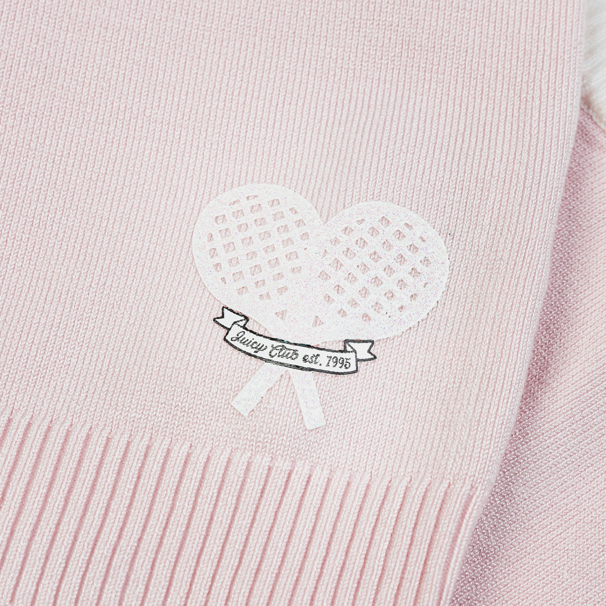 Exclusive Tennis Sweater Tank Womens Short Sleeve Shirt (Pink/White) — XS — Back View