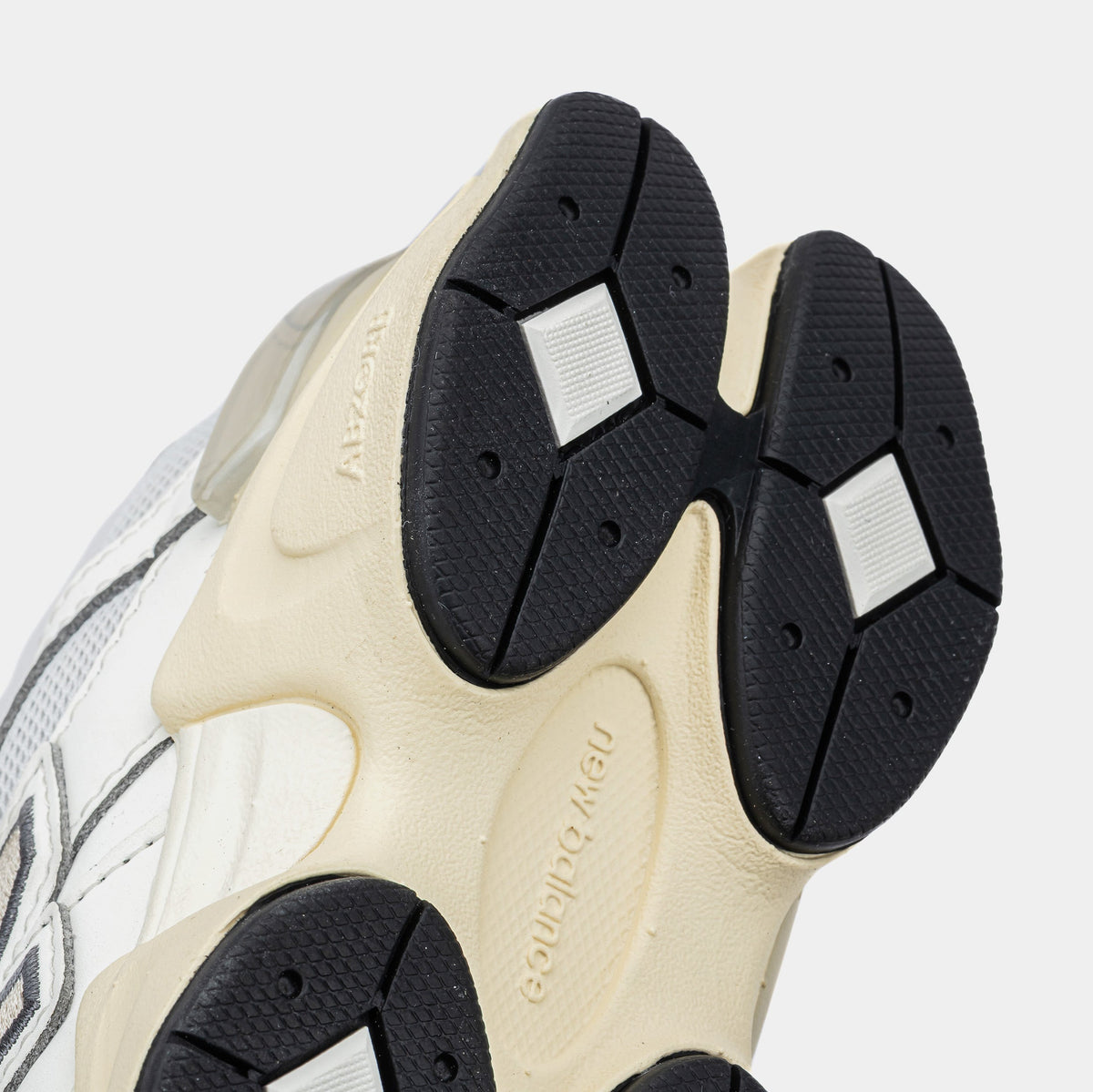 Exclusive 9060 Preschool Running Shoes (Sea Salt/Castle Rock) — 10.5C — Lifestyle View