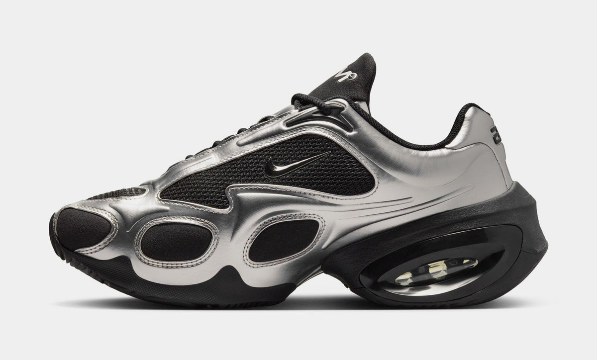 Exclusive Air Max Muse Womens Running Shoes (Black/Metallic Silver) — 5 — Back View