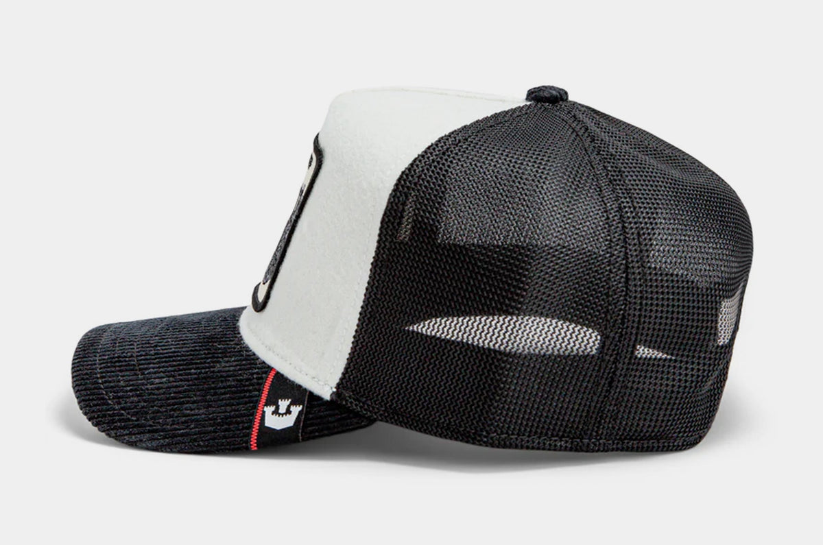 Exclusive Peehs Trucker Mens Hat (Black/White) — OS — Side View