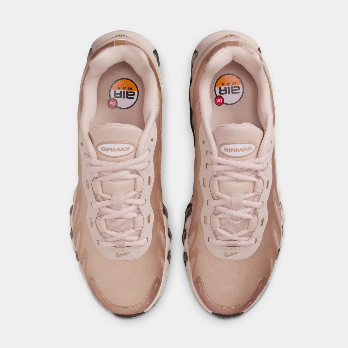Exclusive Air Max DN8 Womens Running Shoes (Metallic Red Bronze/Black/Particle Beige) — 5 — Side View