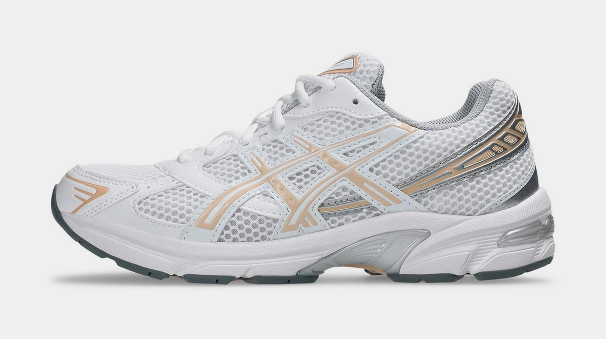 Exclusive Gel 1130 Mens Running Shoes (White/Bisque) — 5 — Back View