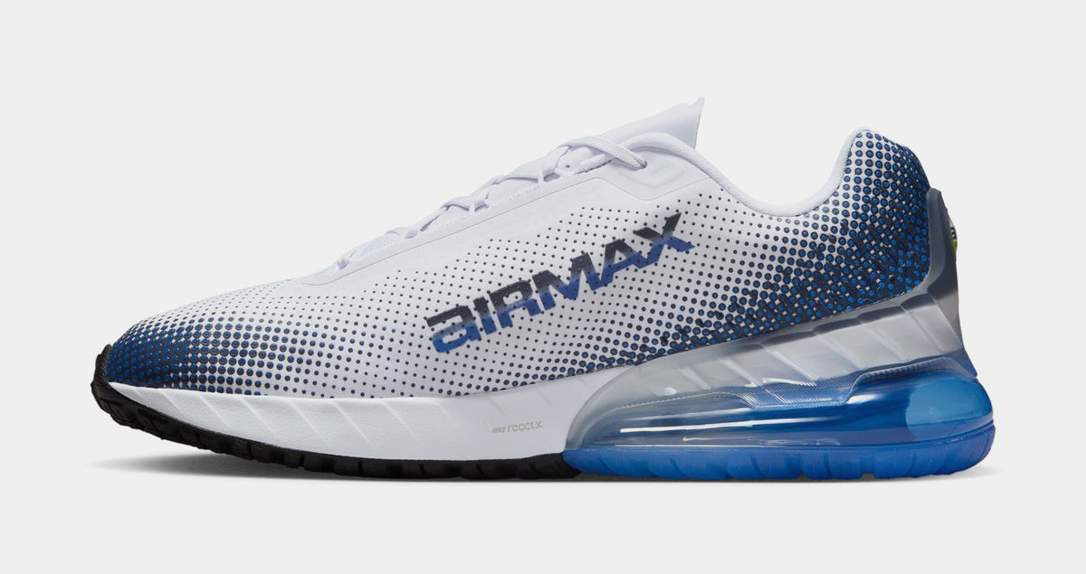 Exclusive Air Max Phoenix Mens Running Shoes (White/Game Royal/Obsidian Cyber) — 6 — Back View