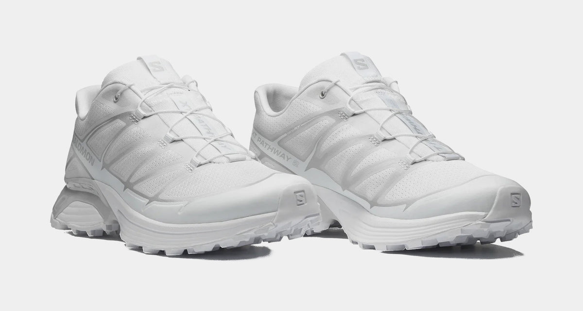 Exclusive XT Pathway 2 Mens Running Shoes (White/White/Metal) — 4 — Back View