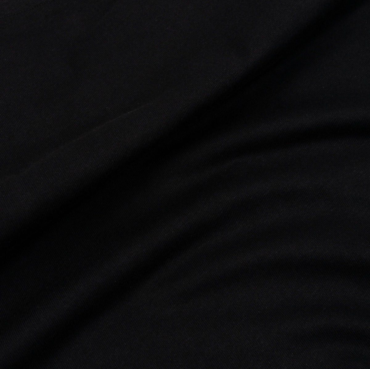 Exclusive Cropped Tee Mens Short Sleeve Shirt (Black) — S — Back View