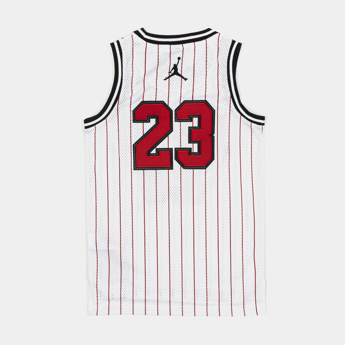 Exclusive JDN 23 Grade School Jersey (White/Red) — S — Side View