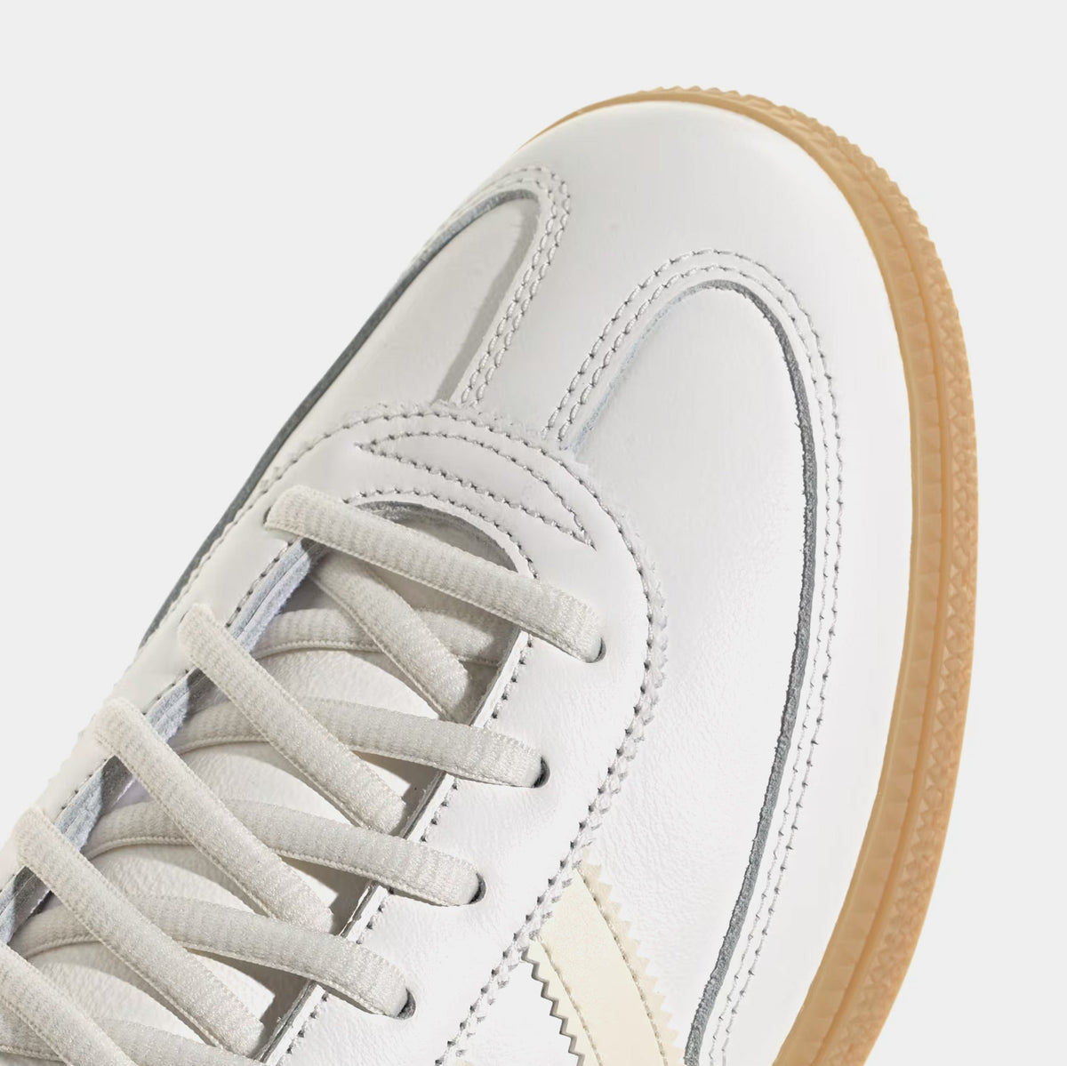 Exclusive Handball Spezial Mens Lifestyle Shoes (Core White/Wonder White/Gum) — 4 — Detail View