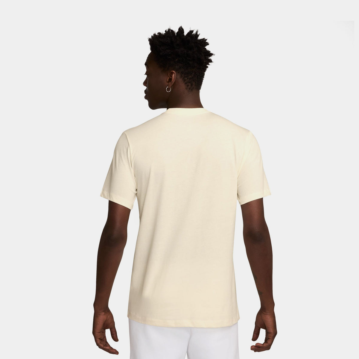 Exclusive NSW Soothe Your Sole Graphic Mens Short Sleeve Shirt (Pale Ivory) — S — Side View