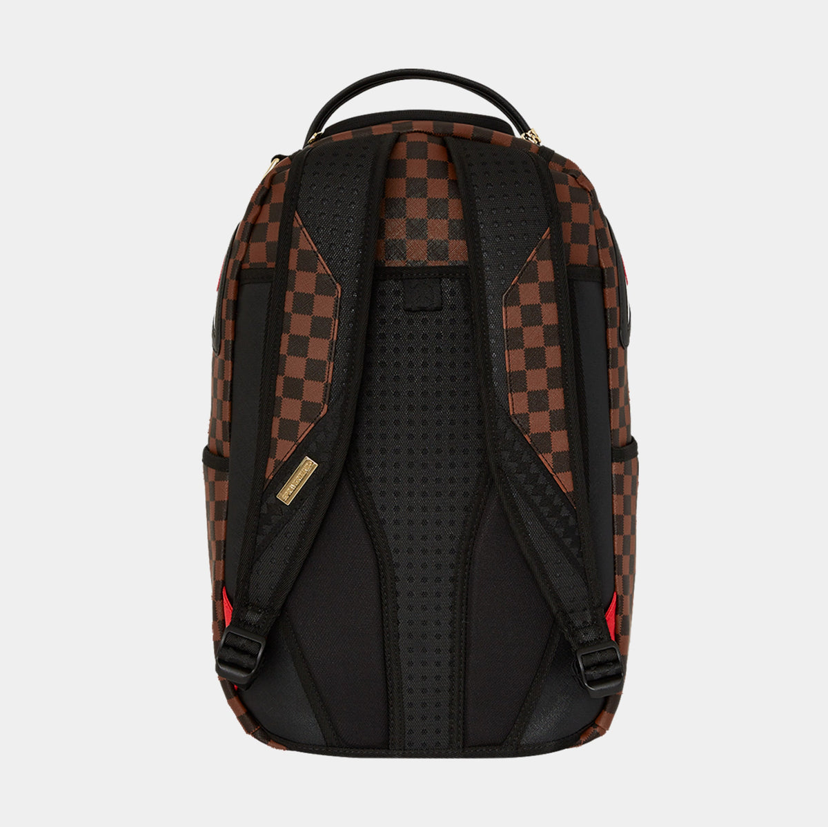 Exclusive Sawtooth Sharks In Paris Mens Backpack (Brown/Black) — OS — Side View
