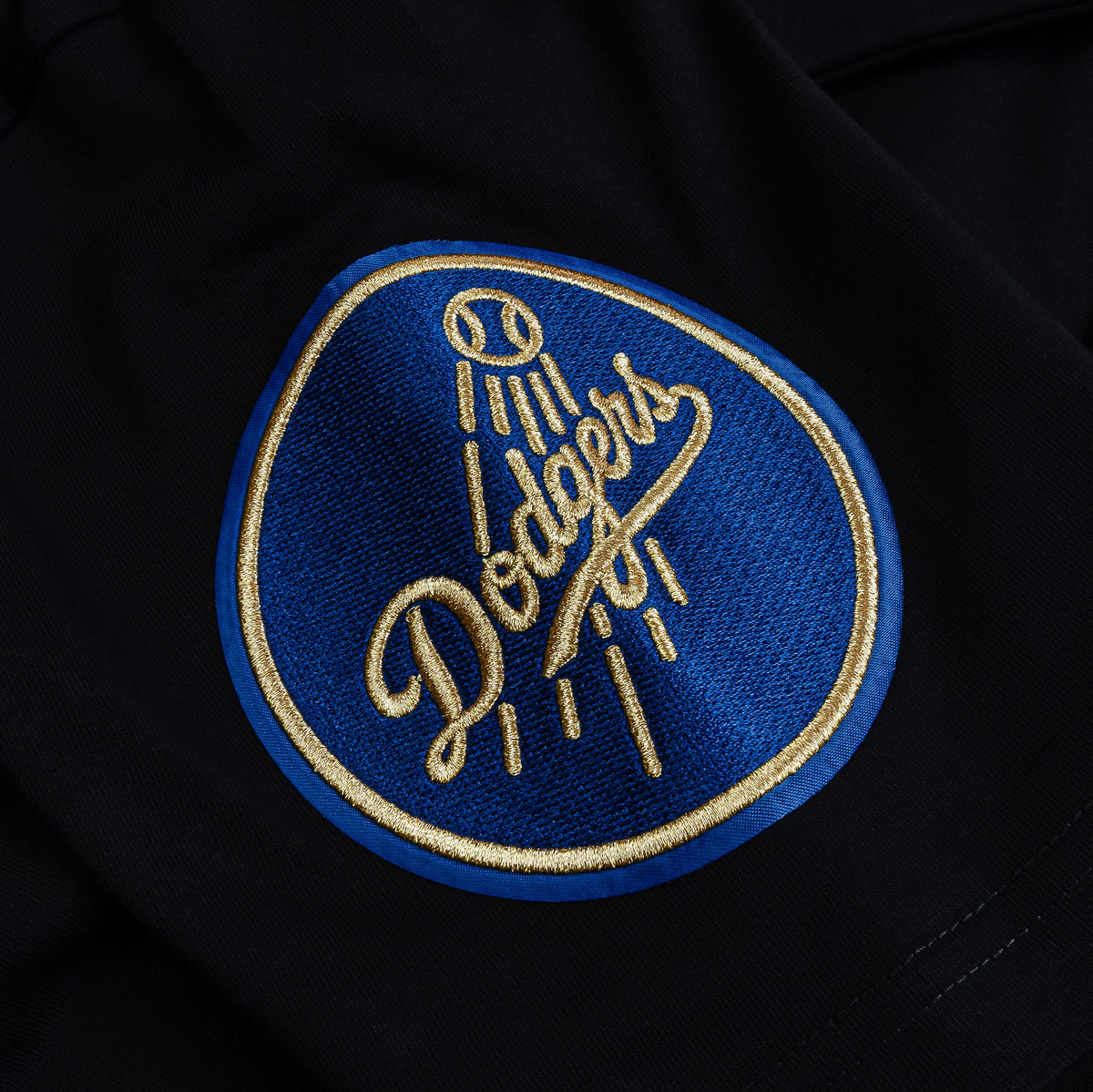 Exclusive Los Angeles Dodgers World Series 2024 Mens Short Sleeve Shirt (Black/Gold) — S — Back View
