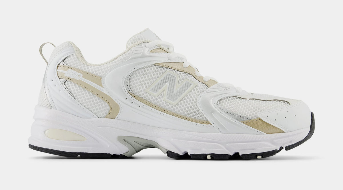 Exclusive 530 Mens Running Shoes (White/Beige) — 4 — Front View