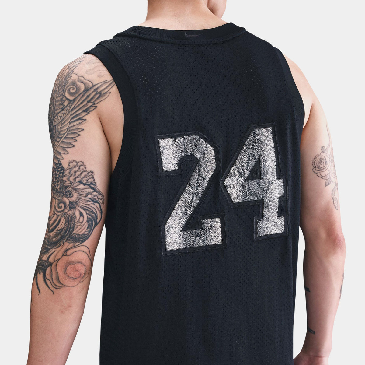 Exclusive Kobe Bryant Mamba Mens Jersey (Black/Sanddrift) — S — Side View