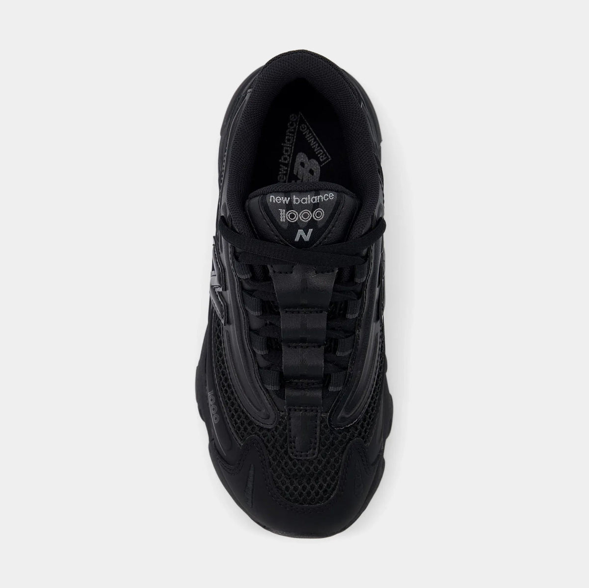Exclusive 1000 Preschool Lifestyle Shoes (Black/Black) — 10.5C — Side View