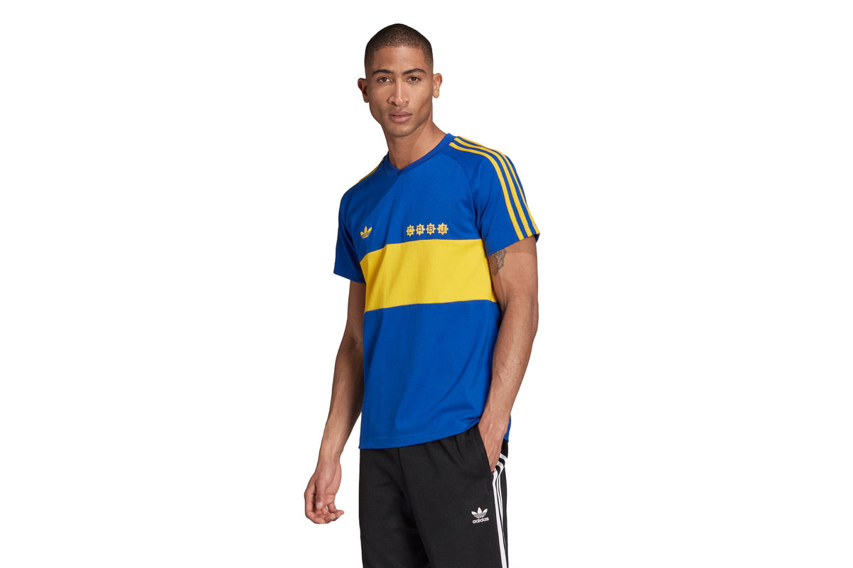 Exclusive adidas Originals BOCA JUNIORS 81 JERSEY — 2XS — Front View