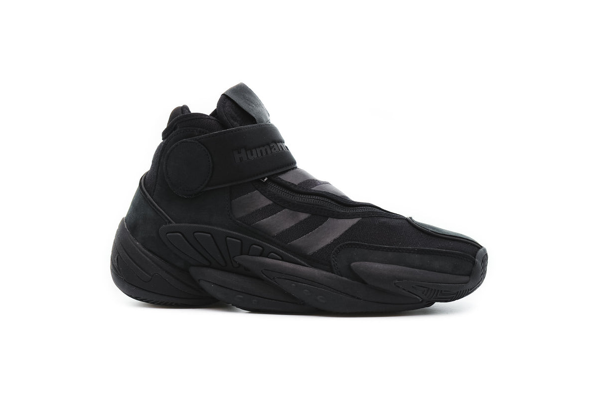 Exclusive adidas Originals HUMAN MADE PW 0 TO 60 "BLACK" — 3.5 — Front View