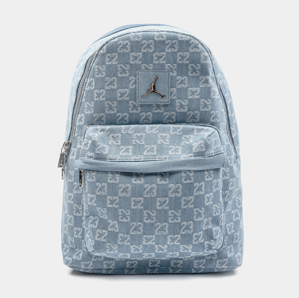 Exclusive Monogram Denim Mens Backpack (Blue) — OS — Front View