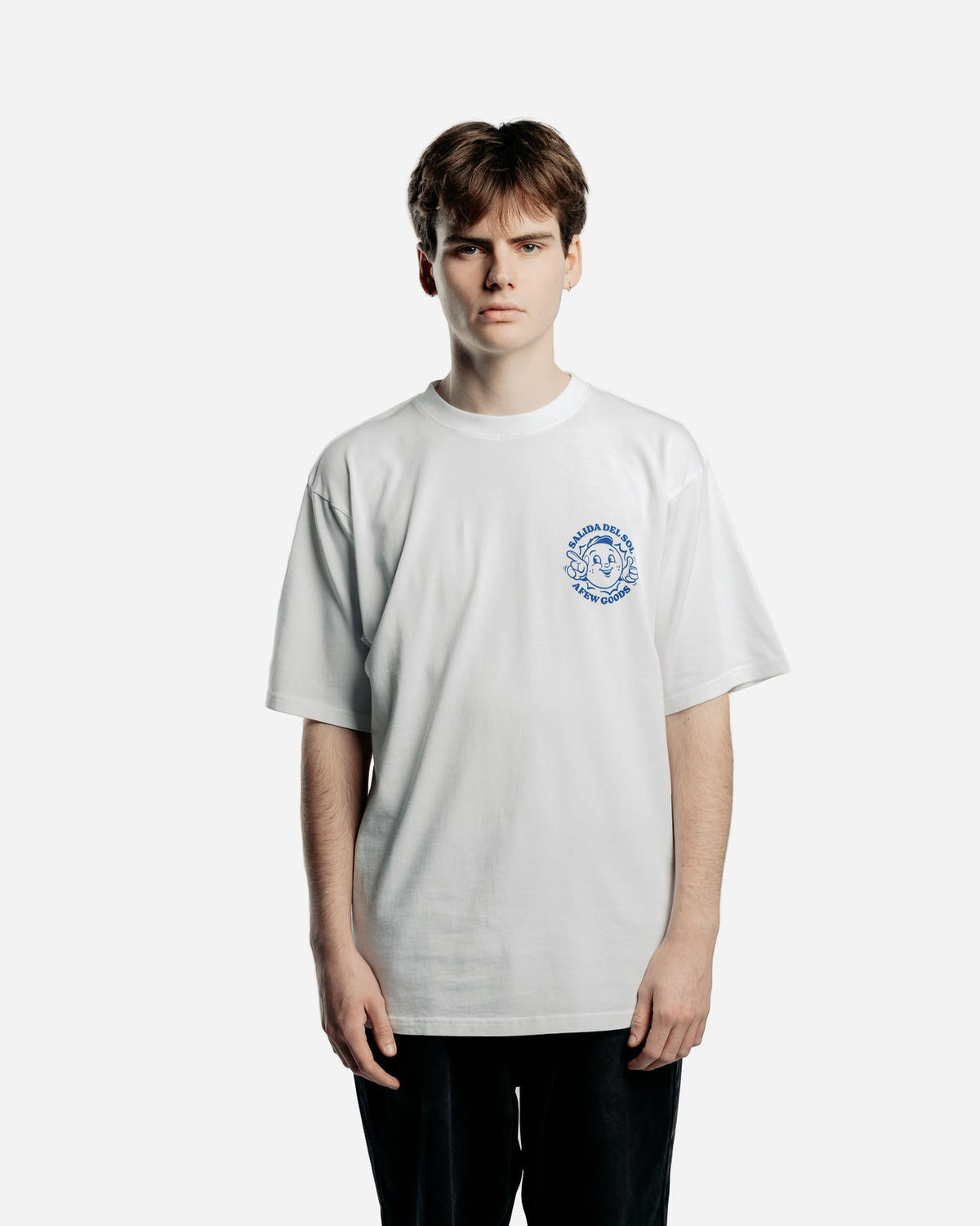 Exclusive Afew Goods Coffee Tee — 2XS — Front View
