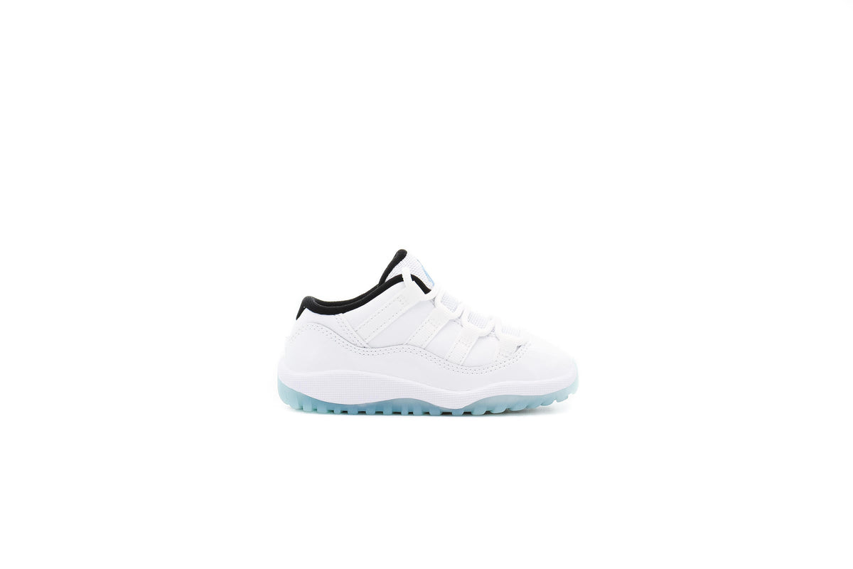 Exclusive Air Jordan 11 RETRO LOW (TD) "LEGEND BLUE" — 0C — Front View