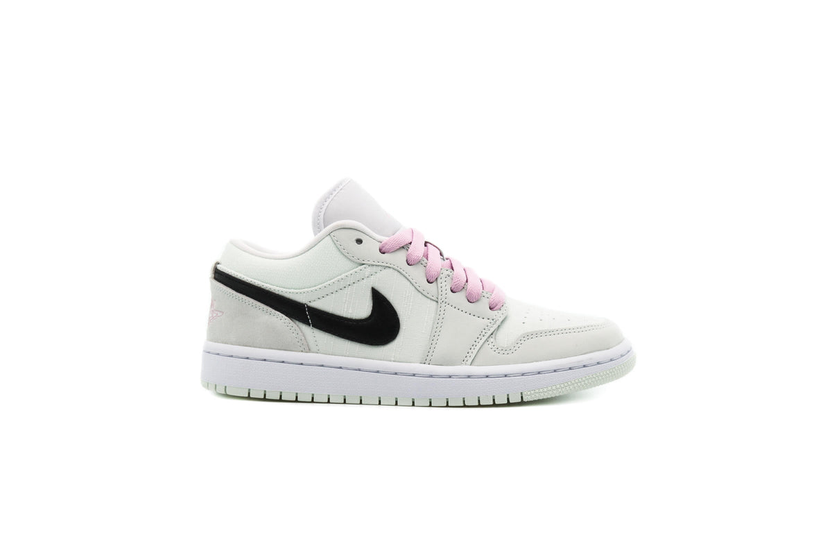 Exclusive Air Jordan WMNS 1 LOW SE "BARELY GREEN" — 5 — Front View