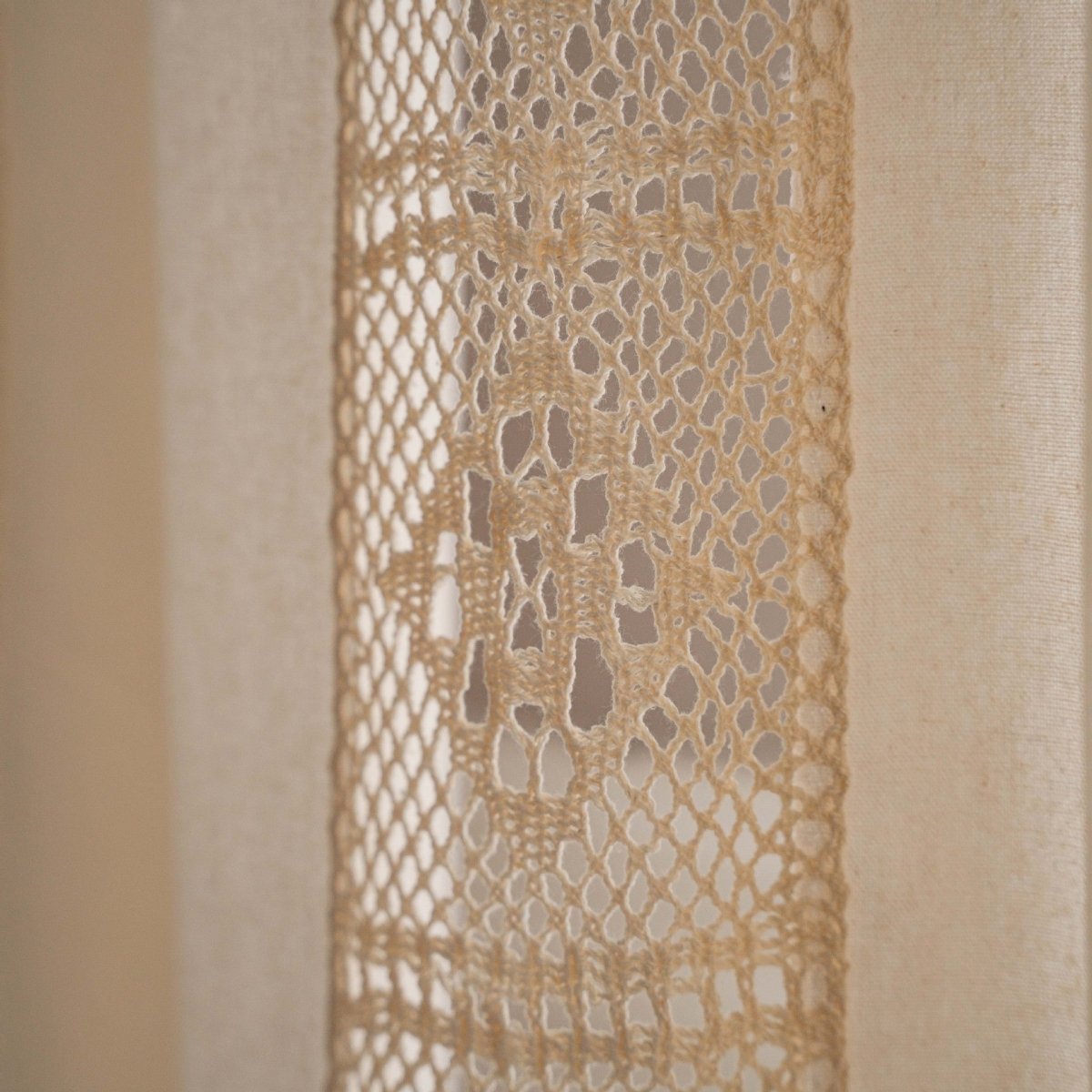 Exclusive American Crochet Mesh Curtain — Beige — Size 150x100350G — Alternate View 9
