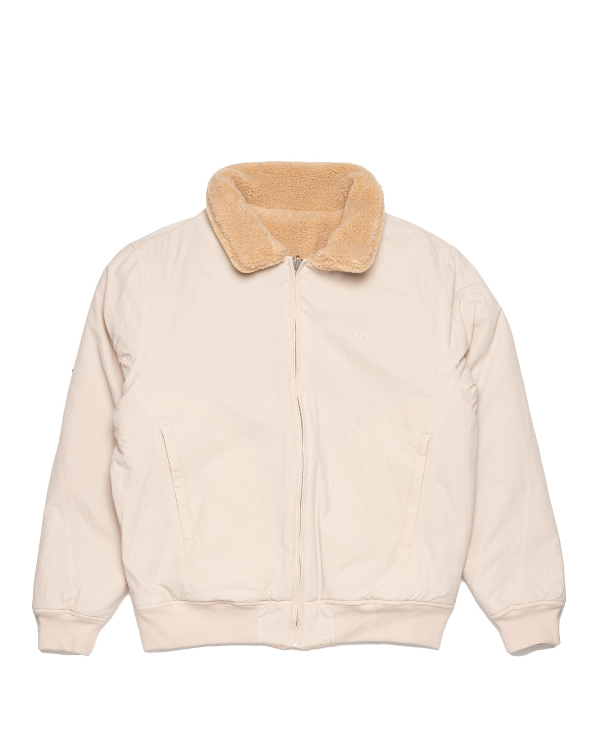 Exclusive Arte Antwerp Nylon / Sherpa Jacket Reversible — 2XS — Front View