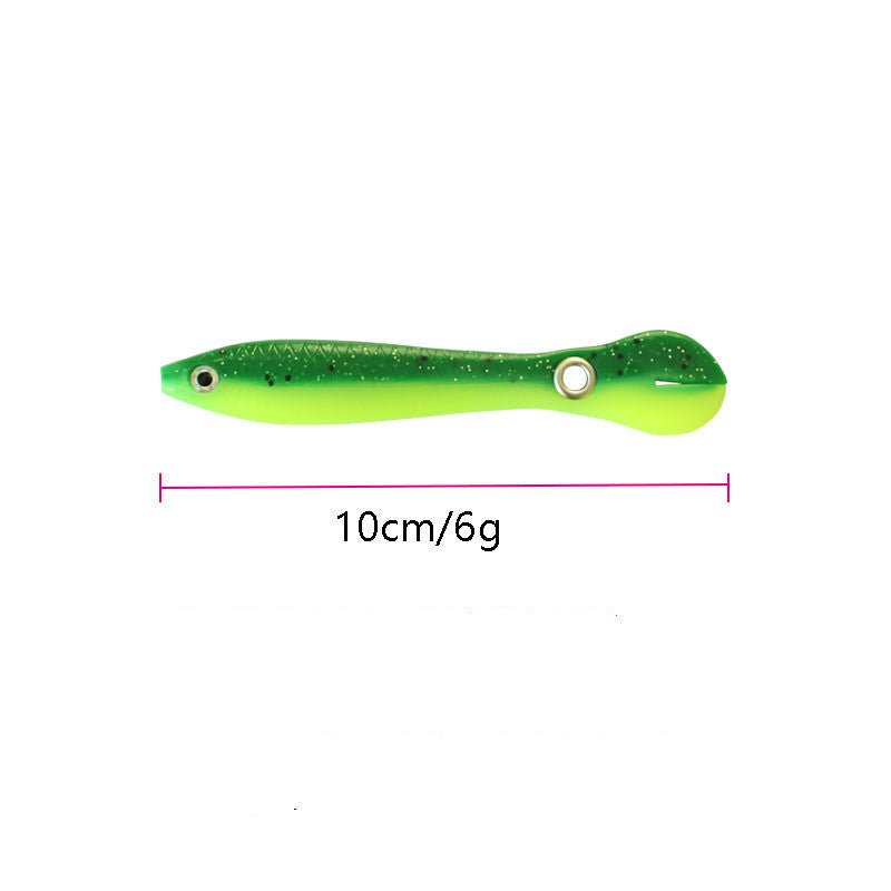 Exclusive Artificial Swimming Soft Fishing Bait — 1black back — Size 1PC — Width 10cm — Alternate View 8