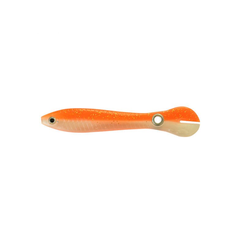 Exclusive Artificial Swimming Soft Fishing Bait — 1black back — Size 1PC — Width 10cm — Top View