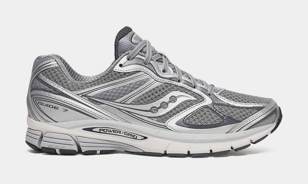 Exclusive Progrid Guide 7 Mens Running Shoes (Grey/Silver) — 4 — Front View