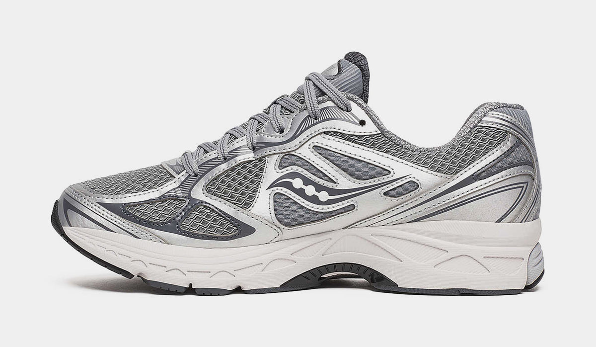Exclusive Progrid Guide 7 Mens Running Shoes (Grey/Silver) — 4 — Back View
