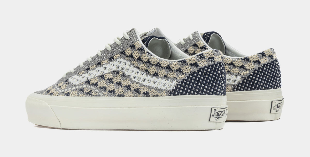 Exclusive Old Skool LX Mens Skate Shoes (Navy/Grey) — 4 — Detail View