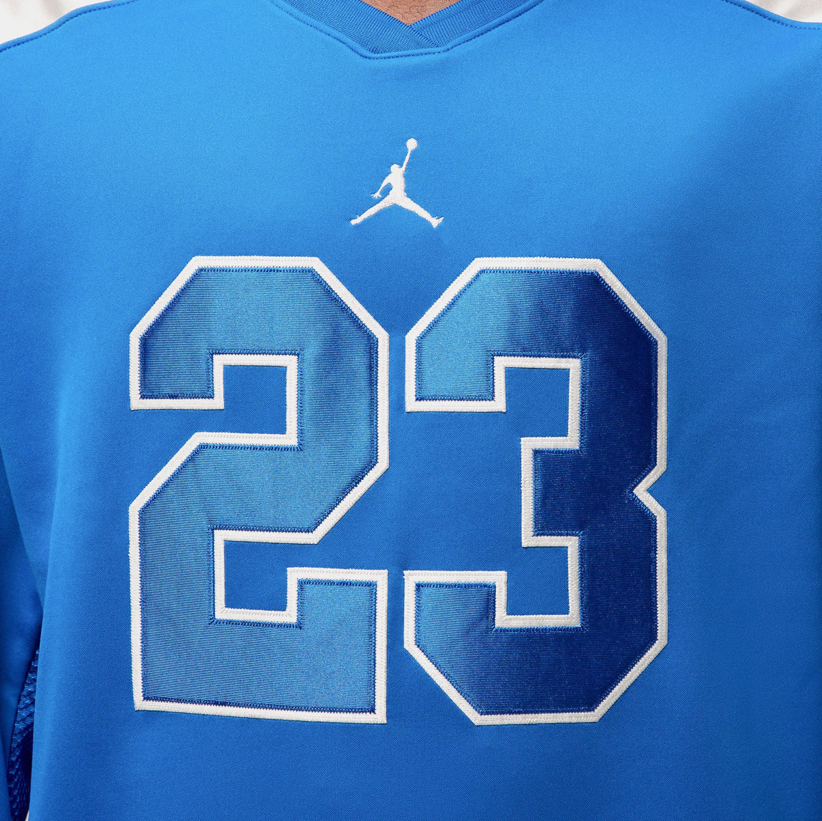 Exclusive Brooklyn Collegiate Hockey Mens Jersey ( Sport Blue/Sail/Sail) — XS — Back View