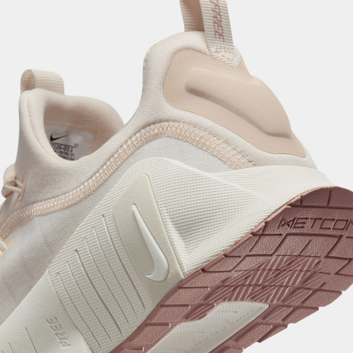 Exclusive Free Metcon 6 Womens Running Shoes (Soft Pearl/Particle Pink/Pearl White) — 5 — Lifestyle View