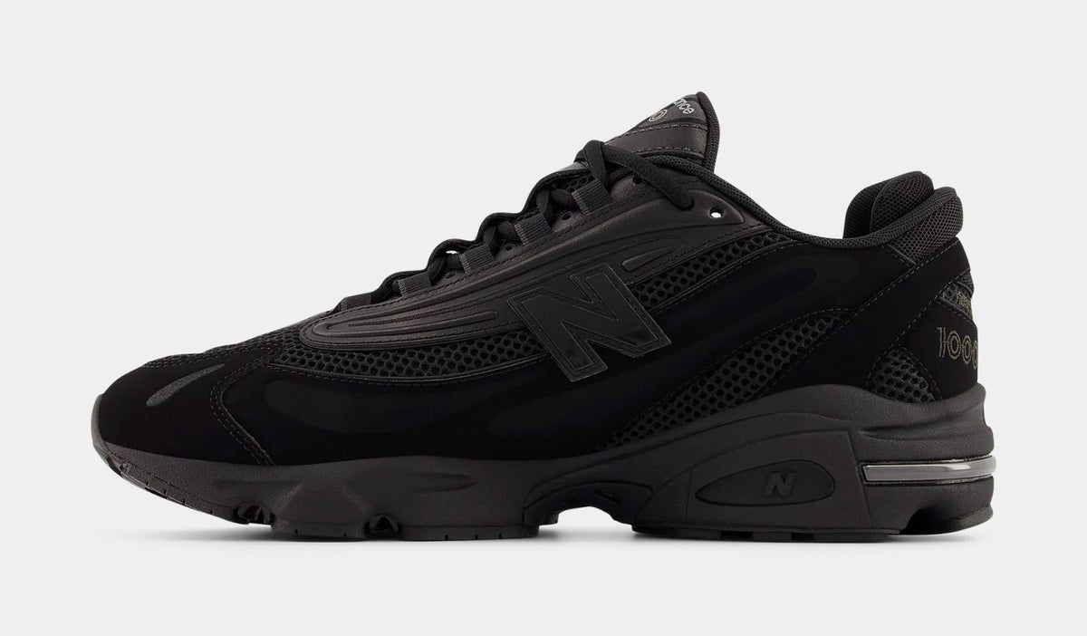 Exclusive 1000 Mens Running Shoes (Black/Black) — 4 — Back View