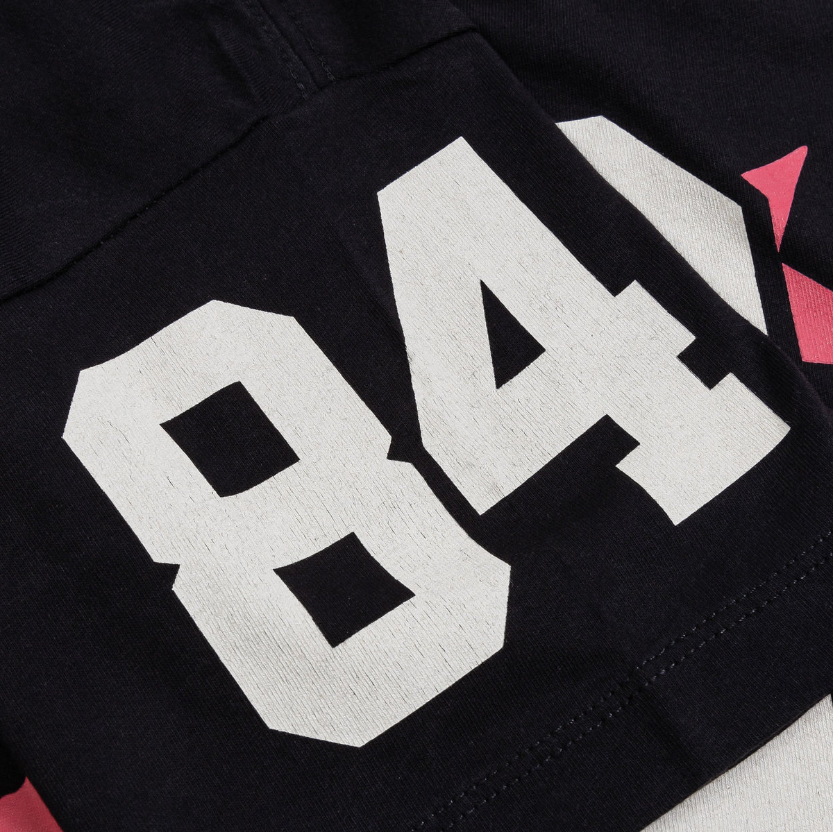 Exclusive 23 Star Jumpman Grade School Short Sleeve Shirt (Black/White) — S — Side View