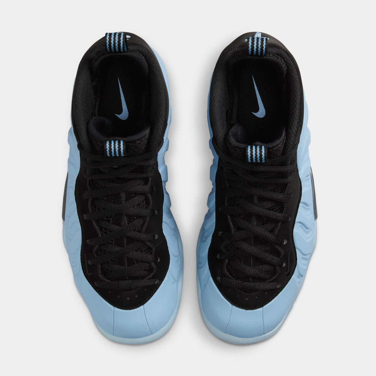 Exclusive Little Posite One Grade School Basketball Shoes (Psychic Blue/Black) — 3.5Y — Side View