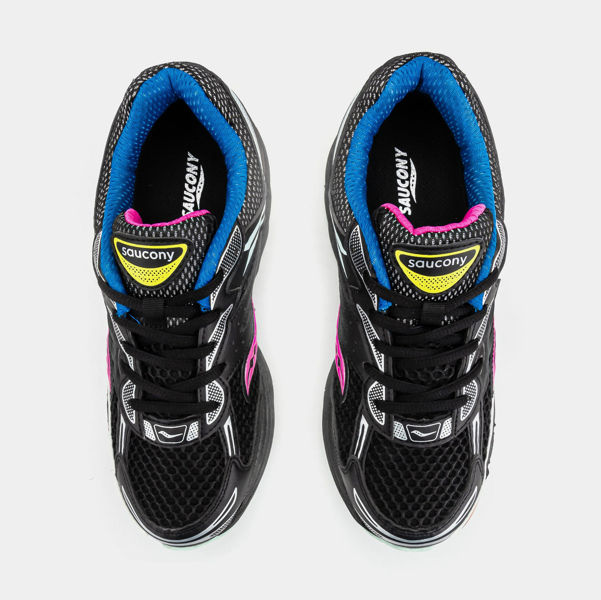 Exclusive Omni 9 Grade School Running Shoes (Black/Multi) — 3.5Y — Side View