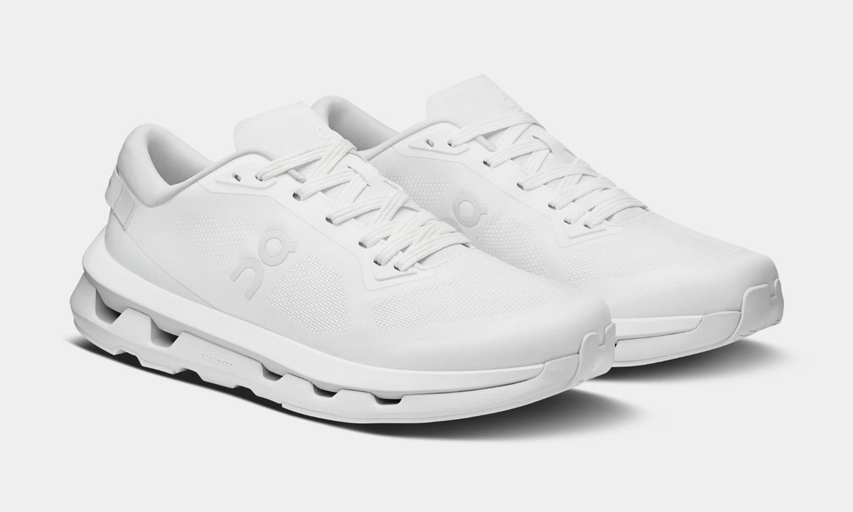 Exclusive Cloudzone Womens Running Shoes (White) — 5 — Top View