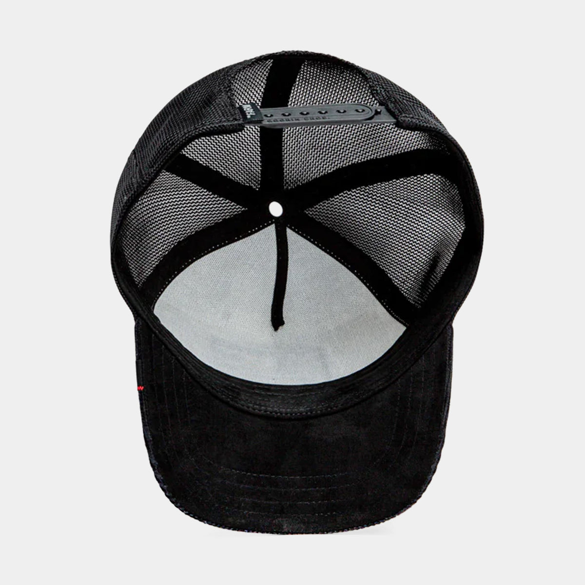 Exclusive Peehs Trucker Mens Hat (Black/White) — OS — Top View