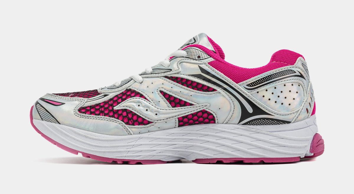 Exclusive Omni 9 Grade School Lifestyle Shoes (Pink/Silver) — 3.5Y — Back View