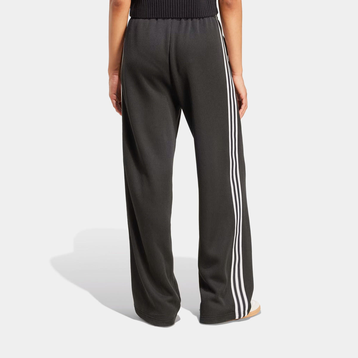 Exclusive Adicolor Firebird Track Womens Pants (Black) — XS — Side View
