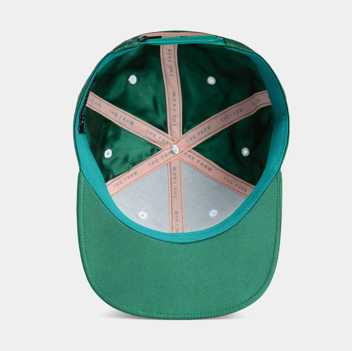 Exclusive Phuket Yolo Trucker Mens Hat (Green/White) — OS — Top View