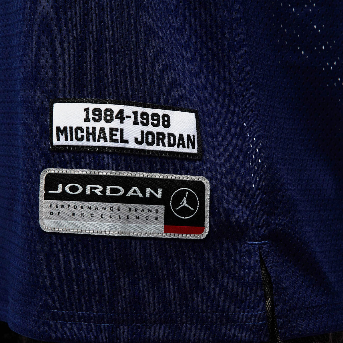 Exclusive Essentials Summer 23 Mens Jersey (Midnight Navy/White) — XS — Back View