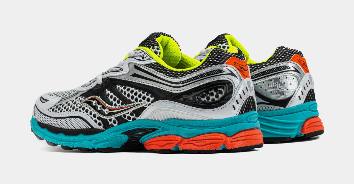 Exclusive Omni 9 Grade School Running Shoes (Silver/Green) — 3.5Y — Detail View