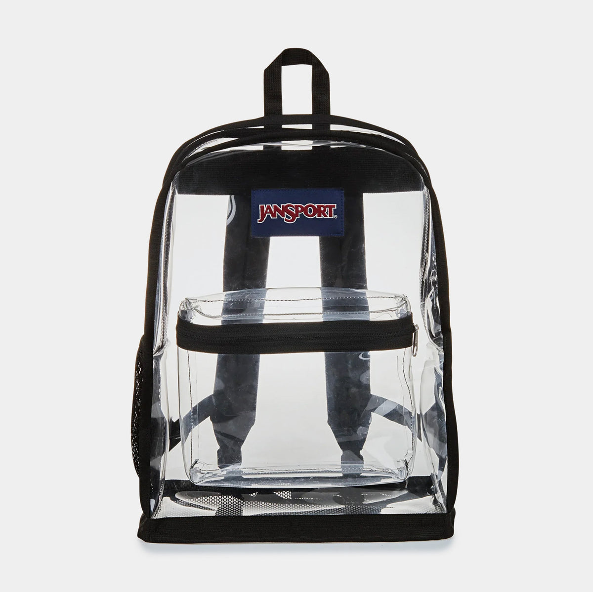 Exclusive Clear Pack Mens Backpack (Clear) — OS — Front View